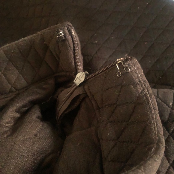 forever 21 quilted black circle skirt - Picture 3 of 3